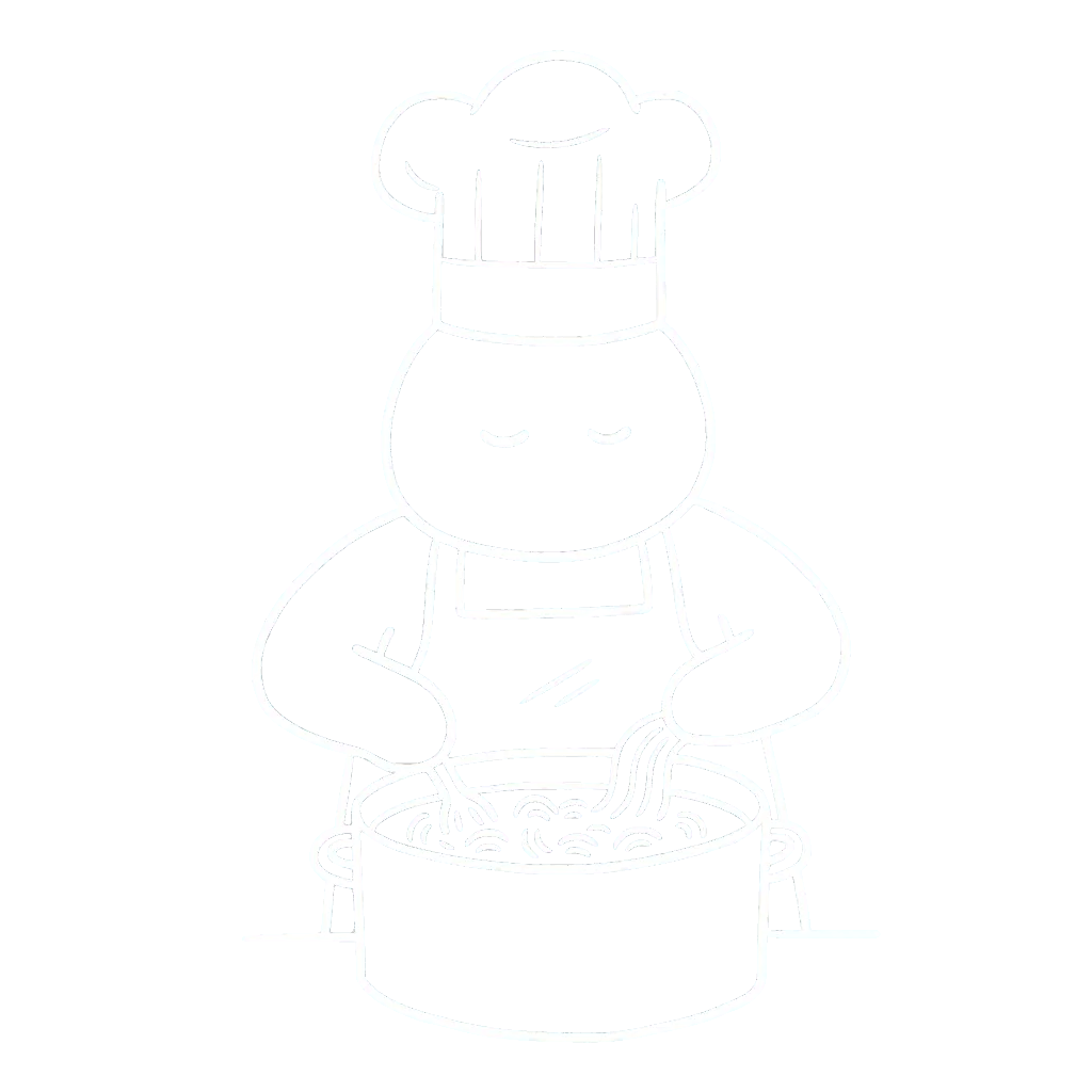 Ilustración de chef cocinando